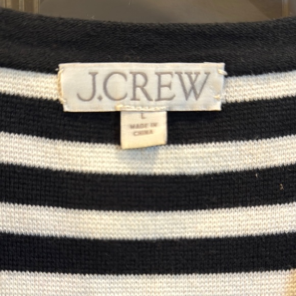 J.Crew Black and White Striped Vest 🔲🔳🔲 - Picture 4 of 4